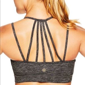 NWT Gaiam charcoal  sports bra small